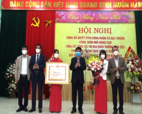 Lễ công bố Quyết định xã Đại Đồng đạt chuẩn nông thôn mới nâng cao
