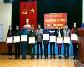 Xã Hương Ngải đã tổ chức hội nghị tổng kết công tác thi đua khen thưởng năm 2015