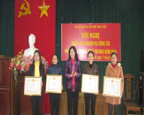 Hội Phụ nữ huyện tổng kết công tác hội năm 2013