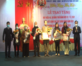 Thị trấn Liên Quan tổng kết công tác xây dựng Đảng năm 2021; triển khai phương hướng nhiệm vụ năm 2022