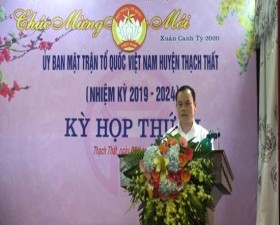 Ủy ban MTTQ huyện Thạch Thất tổ chức Kỳ họp thứ III- nhiệm kỳ 2019-2024
