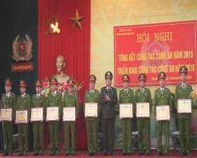 Công an huyện Thạch Thất tổng kết công tác Công an năm 2015 và triển khai công tác năm 2016