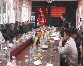 Xã Tân Xã gặp mặt các đồng chí nguyên lãnh đạo qua các thời kỳ và cán bộ nghỉ hưu theo chế độ 130
