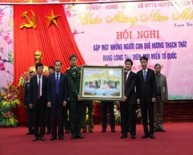 Huyện Thạch Thất gặp mặt những người con thành đạt, đang công tác trên mọi miền Tổ quốc