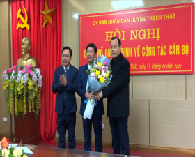 Hội nghị Công bố và trao Quyết định bổ nhiệm Trưởng phòng Giáo dục - Đào tạo huyện Thạch Thất