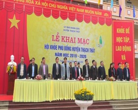 Hội khỏe Phù Đổng huyên Thạch Thất- Năm học 2019-2020