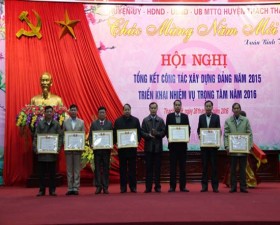 Thạch Thất tổng kết công tác xây dựng Đảng năm 2015 