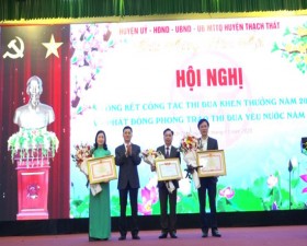 Thạch Thất tổng kết công tác Thi đua - khen thưởng năm 2019; Phát động phong trào thi đua năm 2020