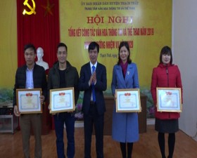 Trung tâm Văn hóa- Thông tin và Thể thao Thạch Thất tổng kết năm 2019