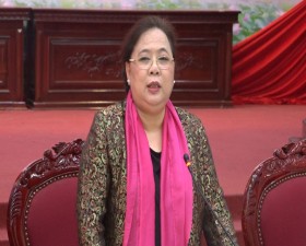 Đồng chí Nguyễn Thị Bích Ngọc- Phó Bí thư Thành ủy- Chủ tịch HĐND thành phố Hà Nội về làm việc tại huyện Thạch Thất
