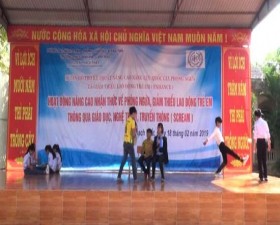 Trường THCS Minh Hà xã Canh Nậu truyền thông về phòng ngừa và giảm thiểu lao động trẻ em