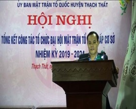 Ủy ban MTTQ huyện tổng kết công tác tổ chức Đại hội cấp cơ sở