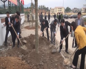 Thạch Thất phát động Tết trồng cây Xuân Bính Thân 2016