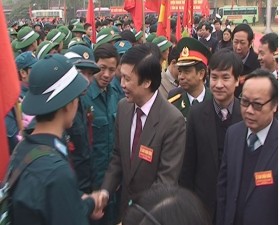 Thạch Thất tổ chức ngày hội giao quân năm 2014