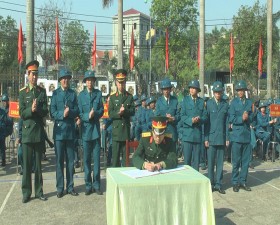 Lễ ra quân huấn luyện năm 2016