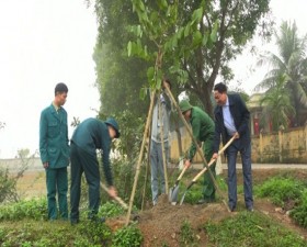Xã Đồng Trúc phát động Tết trồng cây Xuân Canh Tý