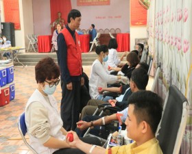 Thạch Thất tổ chức Ngày hội hiến máu tình nguyện
