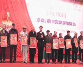 Ban liên lạc hưu trí huyện gặp mặt đầu xuân Giáp Ngọ 2014