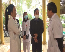 UBND huyện kiểm tra công tác phòng chống dịch bệnh nCoV và kiểm soát các công dân trở về từ nước ngoài tại các xã, thị trấn