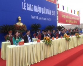 Thạch Thất tổ chức Lễ giao- nhận quân năm 2019