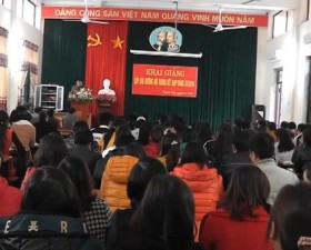 Khai giảng lớp đối tượng phát triển Đảng khóa 1 năm 2014 