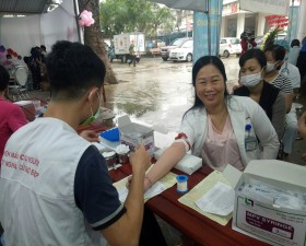 Bệnh viện Đa khoa huyện tổ chức chương trình Hiến máu tình nguyện