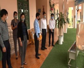 Lãnh đạo huyện Thạch Thất kiểm tra công tác phòng, chống dịch Covid- 19