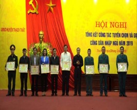 	Hội nghị tổng kết công tác tuyển quân năm 2019
