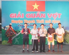 Giải quần vợt huyện Thạch Thất mở rộng lần thứ nhất năm 2014