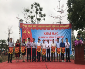 Khai mạc Đại hội Thể dục thể thao xã Đồng Trúc năm 2021