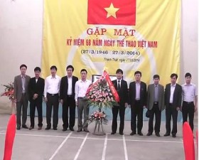 Trung tâm TDTT Thạch Thất kỷ niệm 68 năm ngày Thể thao Việt Nam 