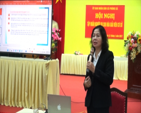 Xã Phùng Xá tâp huấn kỹ năng, kiến thức pháp luật về hòa giải ở cơ sở