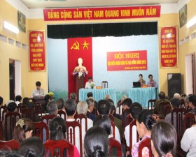 Hội nghị đại biểu nhân dân xã Đại Đồng năm 2015