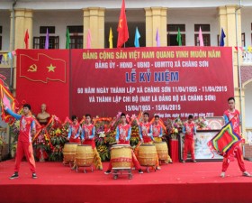 Xã Chàng Sơn kỷ niệm 60 năm thành lập xã, 60 năm thành lập Chi bộ nay là Đảng bộ xã
