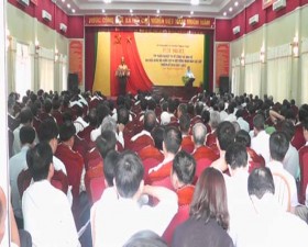 Thạch Thất tâp huấn công tác bầu cử.
