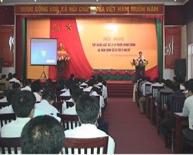 Tập huấn Luật xử lý vi phạm hành chính và Nghị định số 81/2013/NĐ- CP 