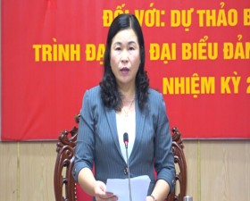 Ủy ban MTTQ huyện tổ chức hội nghị phản biện Dự thảo báo cáo chính trị Đại hội Đảng bộ huyện lần thứ XXIV, nhiệm kỳ 2020-2025.