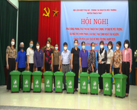 Thạch Thất phát động phong trào “Phụ nữ chung tay bảo vệ môi trường” năm 2022