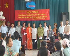 Hội người khuyết tật huyện Thạch Thất hưởng ứng ngày người khuyết tật Việt Nam 