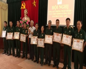 Hội Cựu chiến binh xã Phùng Xá tổng kết phong trào thi đua “Cựu chiến binh gương mẫu”