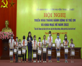 Thạch Thất triển khai Tháng hành động vì trẻ em và Khai mạc hè năm 2022