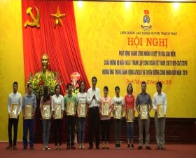 Huyện Thạch Thất phát động Tháng công nhân năm 2019