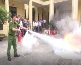 Thạch Thất tập huấn phòng cháy chữa cháy, cứu nạn cứu hộ năm 2020