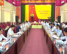 Hội nghị Ban Chấp hành Đảng bộ huyện Thạch Thất khóa XXIII- lần thứ 24