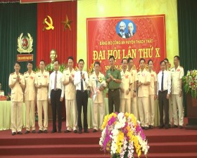 Đảng bộ Công an huyên Thạch Thất tổ chức Thành công Đại hội lần thứ X, nhiệm kỳ 2020 - 2025 