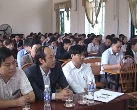 Khai giảng lớp bỗi dưỡng nghiệp vụ cán bộ công đoàn huyện Thạch Thất 