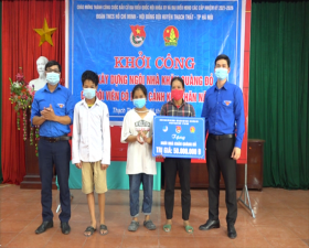 Khởi công xây dựng ”Ngôi nhà Khăn Quàng đỏ” cho học sinh nghèo tại xã Đại Đồng