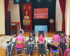 Hiến máu tình nguyện tại cụm 6 và cụm7 cho các tình nguyện viên của 8 xã: Hương Ngải, Canh Nậu, Dị Nậu, Chàng Sơn, Đại Đồng, Cẩm Yên, Lại Thượng, Phú Kim