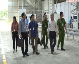 Đoàn kiểm tra liên ngành huyện Thạch Thất kiểm tra công tác An toàn vệ sinh lao động tại 32 doanh nghiệp trên địa bàn huyện
