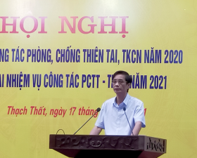 	Thạch Thất: Chủ động thực hiện phương châm “4 tại chỗ” trong công tác phòng, chống thiên tai và tìm kiếm cứu nạn năm 2021